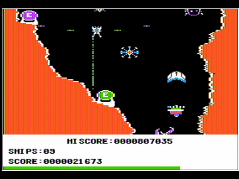 Gameplay of Cavern Creatures for Apple II